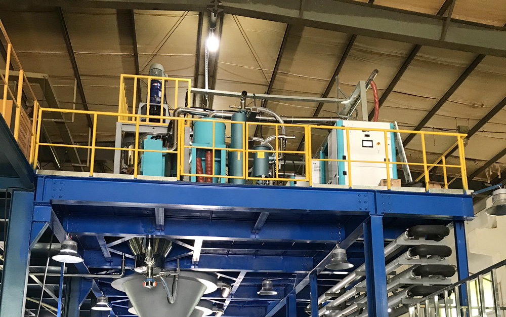 福建TPU反应造料除湿干燥机一二期